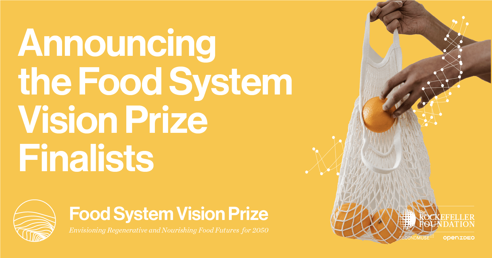 The Rockefeller Foundation Announces 10 Finalists for the Food System Vision Prize